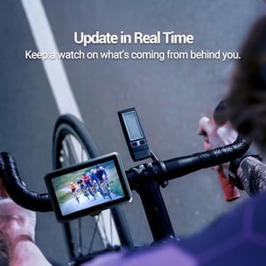 An image showing the monitor of rear view camera