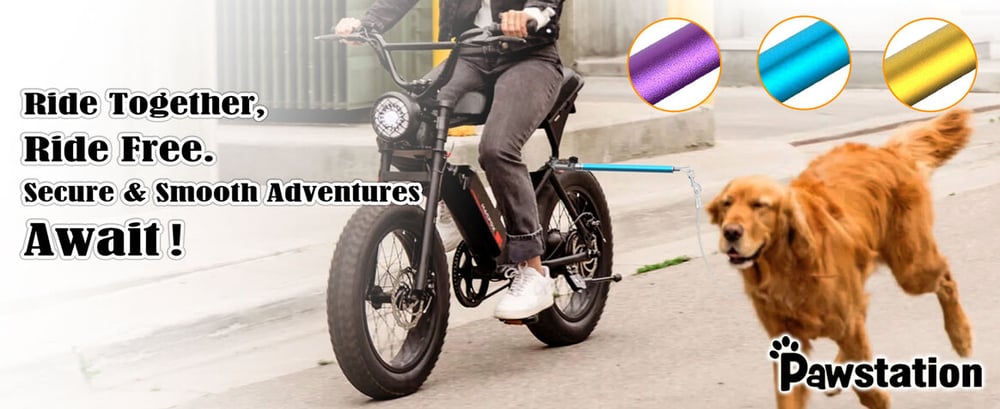 Run behind dog leash for your bike-1